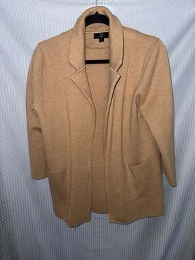 J.Crew 365 Tan Knit Blazer Cardigan Size S